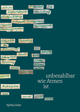 Cover ”unbezahlbar wie Atmen ist” (Layout: V. Knödler)